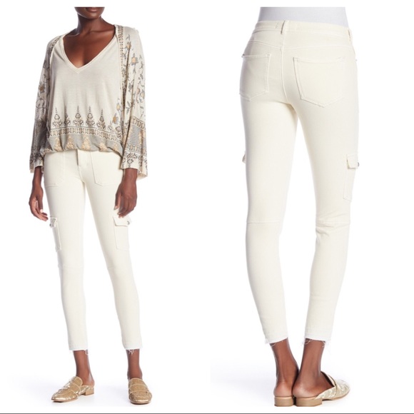 Free People Utility Skinny Jeans - Picture 2 of 8